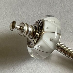 Pandora glass charm